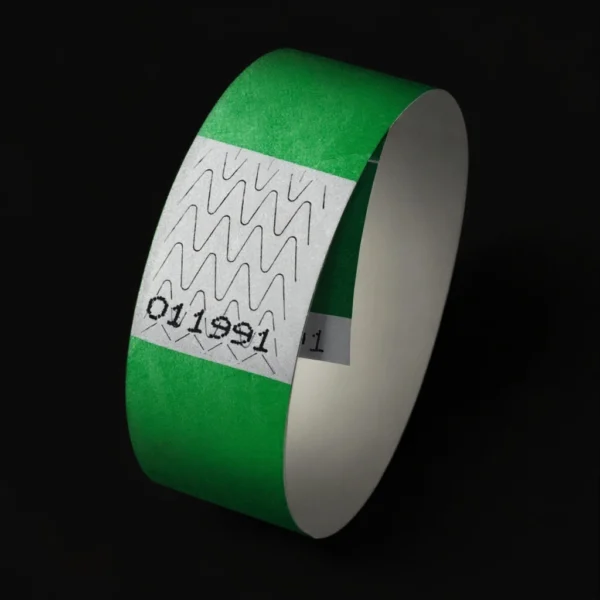 Pulseras Tyvek Superband verde