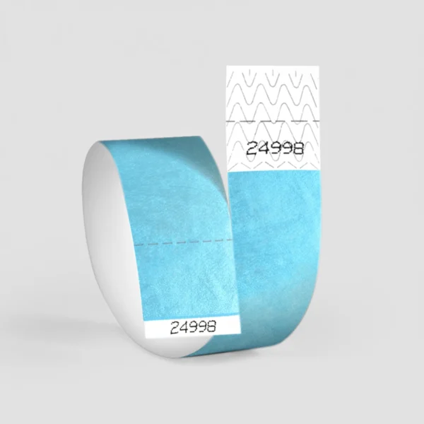 Pulseras Tyvek Superband celeste